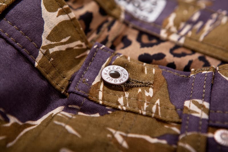 Atrium x Naked & Famous “Je T’Adore Tout Nue” 虎紋迷彩丹寧