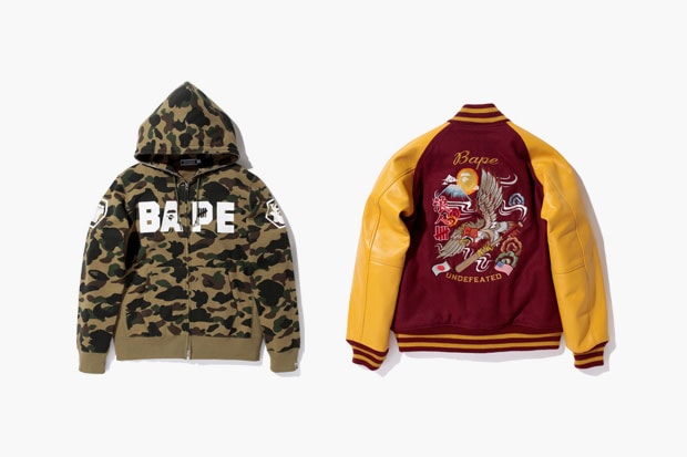A Bathing Ape x Undefeated 2012 秋冬系列