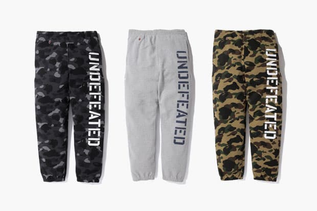 A Bathing Ape x Undefeated 2012 秋冬系列
