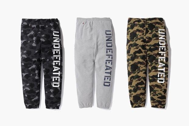 A Bathing Ape x Undefeated 2012 秋冬系列