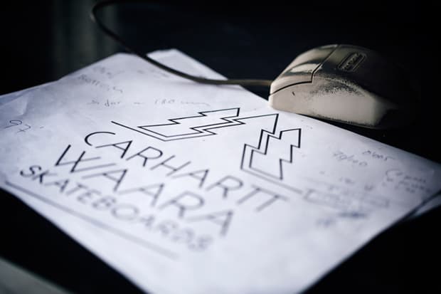 Carhartt WIP x Waara Skateboards CRUISER BOARD 手工製別注交通板