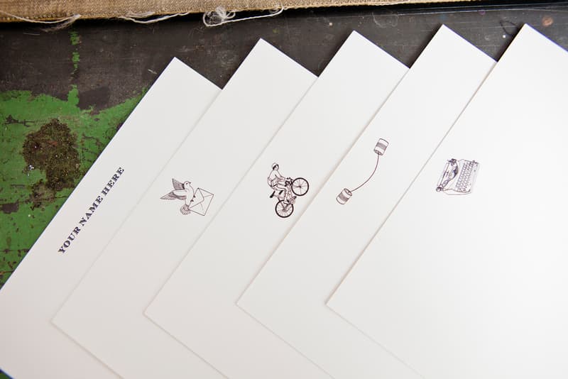 Club Monaco 造訪知名印刷公司 Terrapin Stationers 了解手造印染技術卡片的製作流程