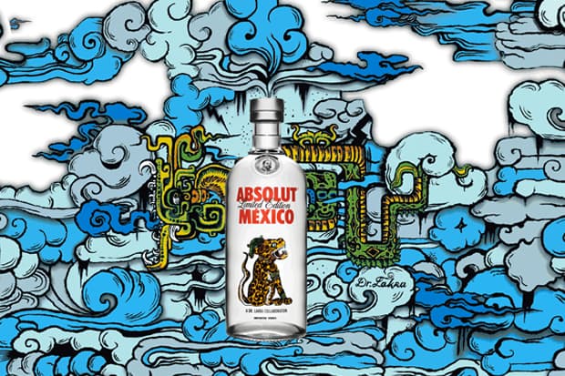 Dr. Lakra x ABSOLUT  最新以馬雅文化為設計概念伏特加酒樽