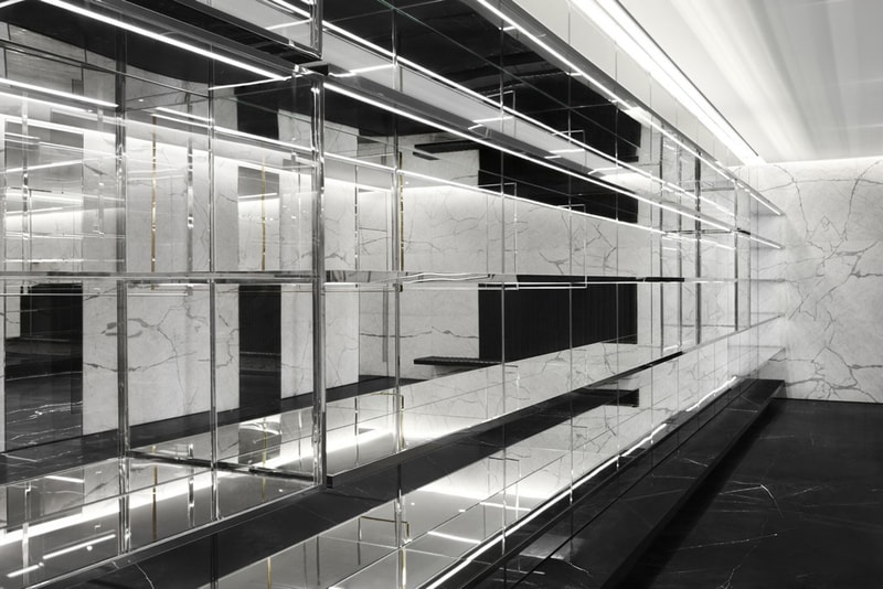 Hedi Slimane 於上海揭露全新的 YSL 專門店室內裝潢設計