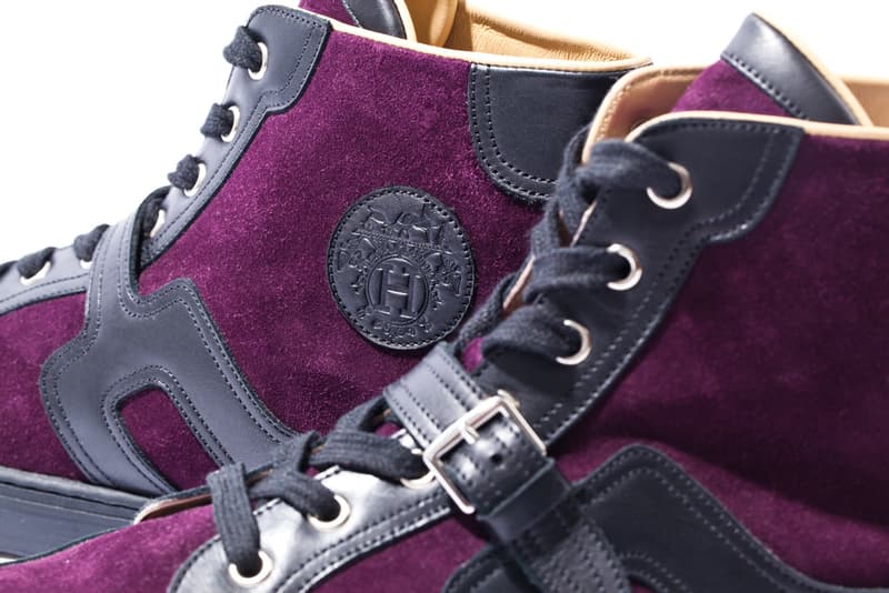 Hermes 2012 秋冬 Quantum High-top Sneakers Prune/Noir
