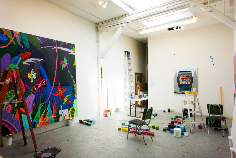 Hypebeast Spaces: 藝術家 Erik Parker 的個人工作室