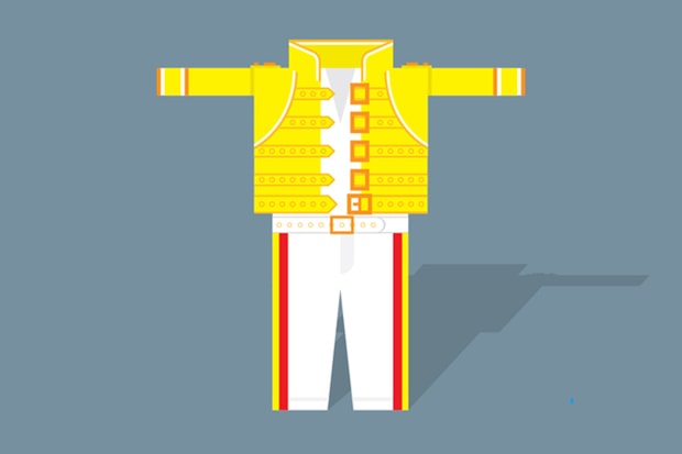 星加坡設計師 med ness 打造經典音樂人物服裝圖畫