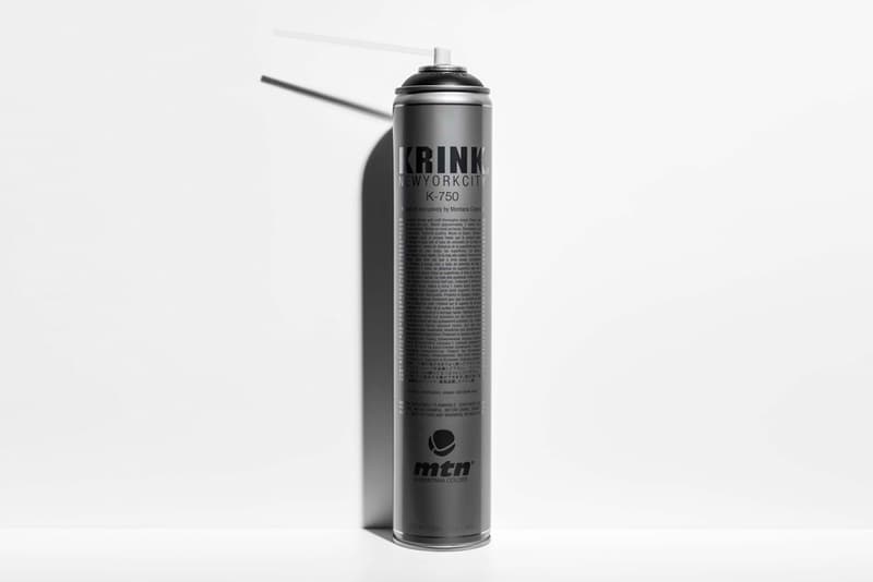 KRINK 與 MTN 聯手推出全新 K-750 Spray Can 噴漆