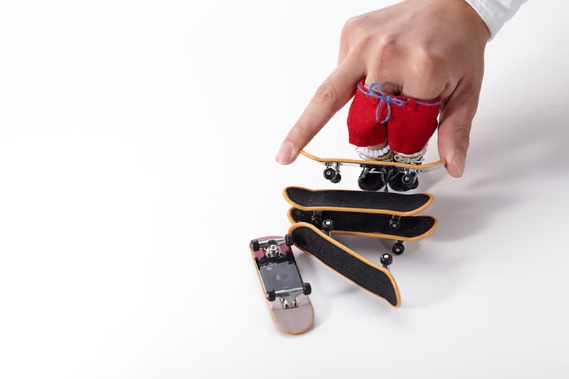 “Little SK8ers” by master-piece Novelty Finger Skateboards  手指滑板概念特輯