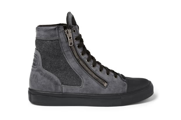 Maison Martin Margiela Leather and Wool High Top 高筒鞋款