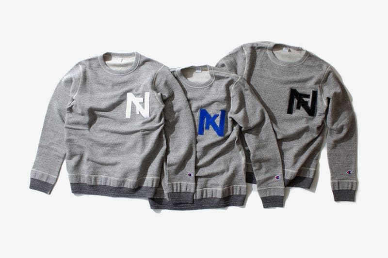 nanamica x Champion Sweat Suits Collection