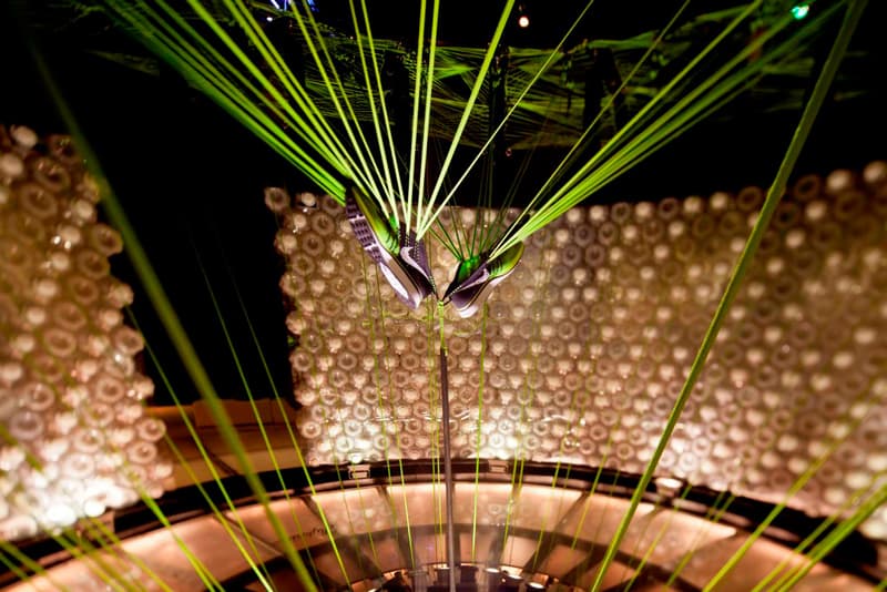 Nike 於北京設計週 Beijing Design Week 推出 Flyknit Collective Feather Pavilion 創意藝術建築空間