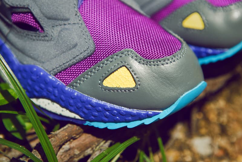 Reebok 2012 Fall INSTA PUMP FURY Purple Yellow Dark Grey 