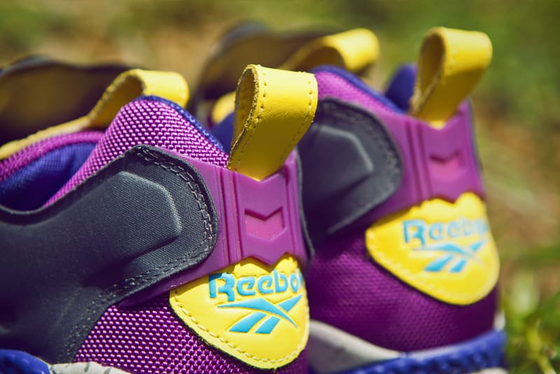 Reebok 2012 Fall INSTA PUMP FURY Purple Yellow Dark Grey 