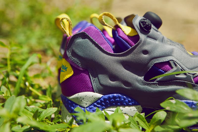 Reebok 2012 Fall INSTA PUMP FURY Purple Yellow Dark Grey 