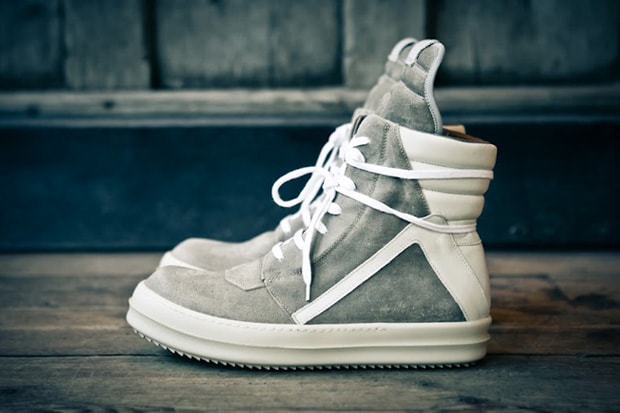 Rick Owens 2012 秋冬 Geobasket Sneaker 高筒鞋款
