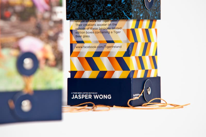 藝術家 Jasper Wong、 Will Barras、 Kozyndan 與 Gisele Scanlon 為啤酒商 Tiger Beer 設計 Artist Series 藝術啤酒玻璃杯