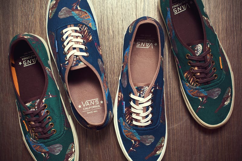 Vans California 2012 秋冬 “Birds” Authentic CA 鞋履系列