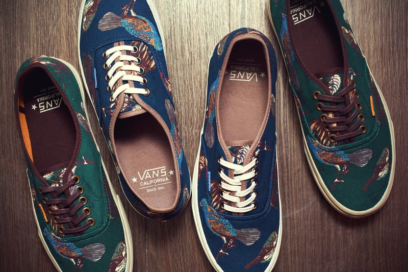 Vans California 2012 秋冬 “Birds” Authentic CA 鞋履系列