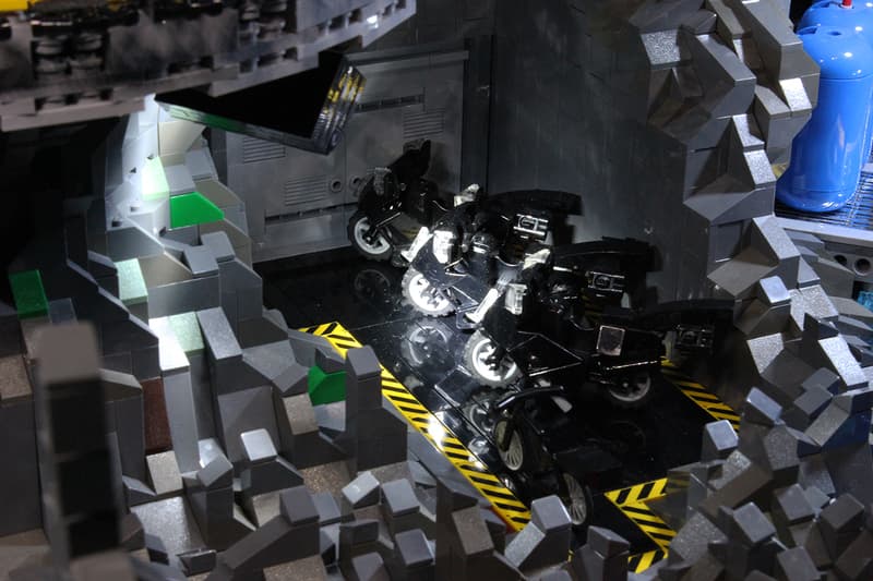 20,000 Parts and Weighs 100 Pounds Lego Batcave by Carlyle Livingston II and Wayne Hussey