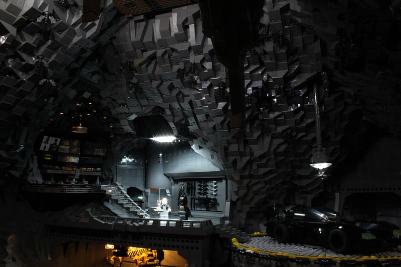 20,000 Parts and Weighs 100 Pounds Lego Batcave by Carlyle Livingston II and Wayne Hussey