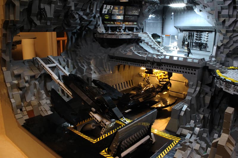 20,000 Parts and Weighs 100 Pounds Lego Batcave by Carlyle Livingston II and Wayne Hussey
