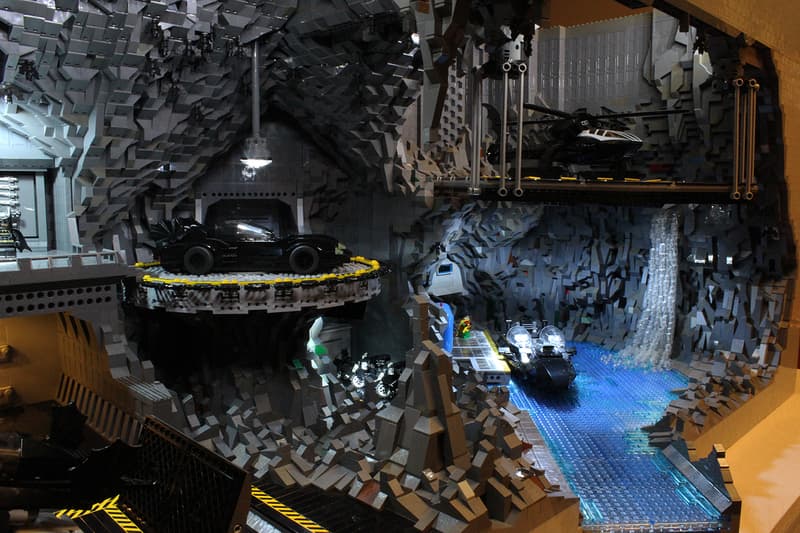 20,000 Parts and Weighs 100 Pounds Lego Batcave by Carlyle Livingston II and Wayne Hussey