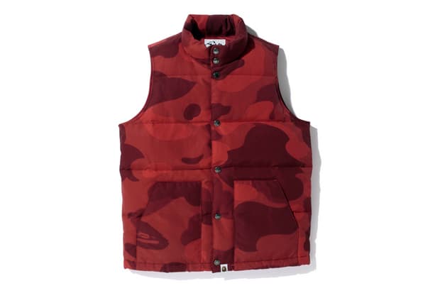 A Bathing Ape 2012 Fall/WInter ZOOM COLOR CAMO DOWN VEST