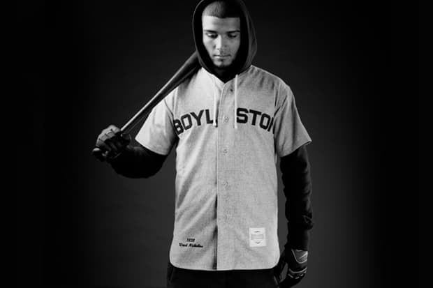 Boylston Trading Company x Mitchell &amp; Ness “Coin &amp; Leaf League” Vintage Baseball Jersey