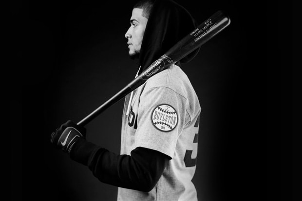 Boylston Trading Company x Mitchell &amp; Ness “Coin &amp; Leaf League” Vintage Baseball Jersey