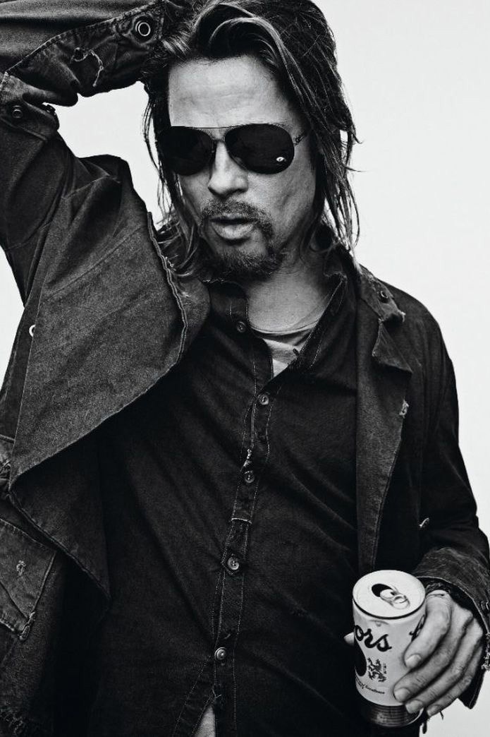  Brad Pitt 於最新一期 "Interview Magazine" 中演繹多個不同造型