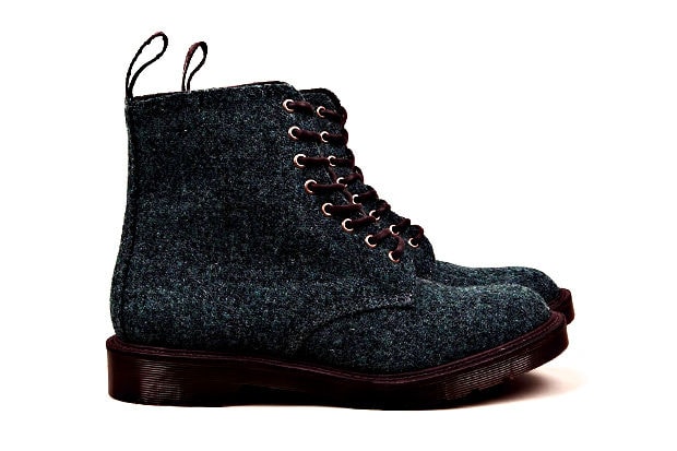 Harris Tweed x Dr. Martens  2012 M.I.E. Beckett 8-Eye Boot 別注靴款