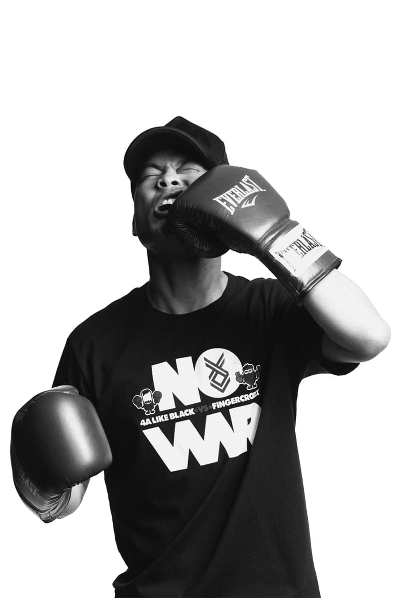 葛民輝 親身演繹 fingercroxx x 4A like Black 2012 別注系列