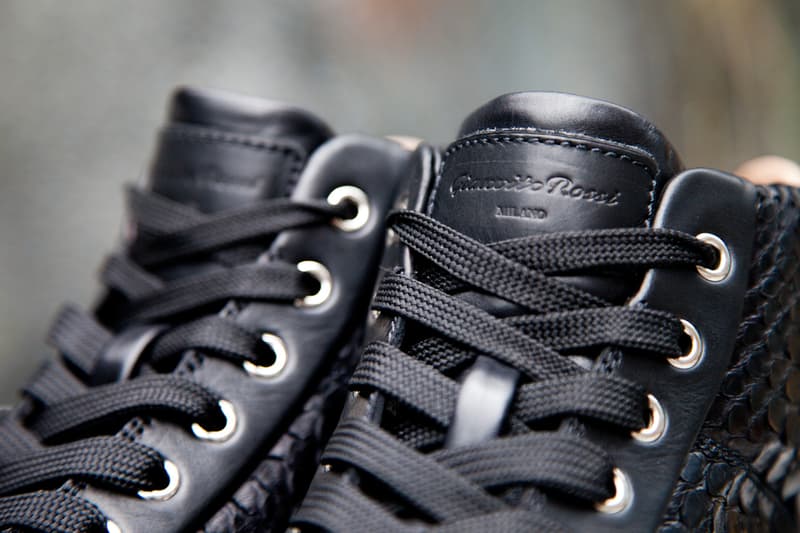 Gianvito Rossi 2012 秋冬蟒蛇皮紋球鞋