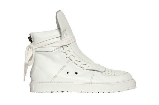 KRIS VAN ASSCHE Side Laced Leather High Top 高端球鞋