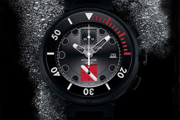 Louis Vuitton 路易威登 2012 Tambour Diving II Chronograph 潛水運動錶