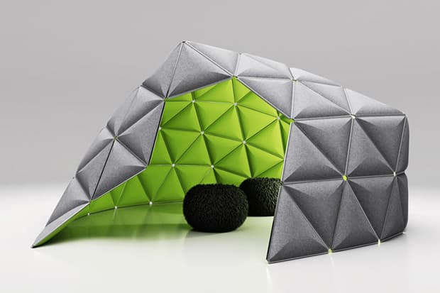 Modular Space Frame Structures by formkind 創意空間藝術概念擺設