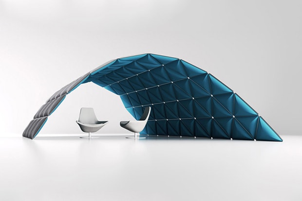 Modular Space Frame Structures by formkind 創意空間藝術概念擺設