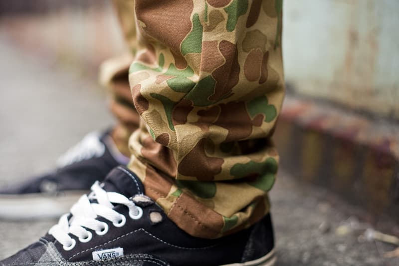 Naked & Famous 2012 秋季 Weird Guy Double Sided 迷彩丹寧