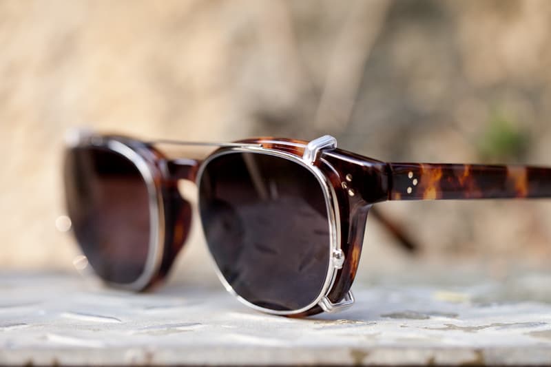 上目眼鏡店 x Yellows Plus Celluloid 別注 Clip On 眼鏡