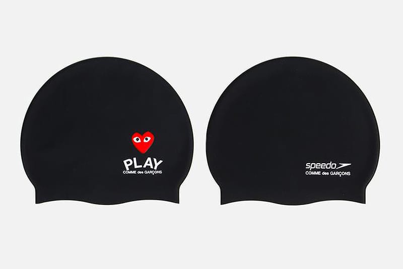 PLAY COMME des GARÇONS x Speedo 2012 Black Silicone 泳帽