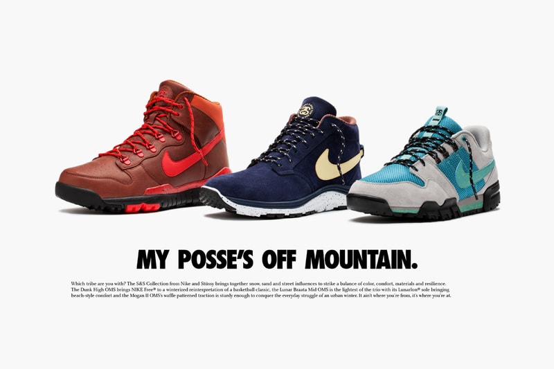 Stussy x Nike S&S Off Mountain 鞋履系列