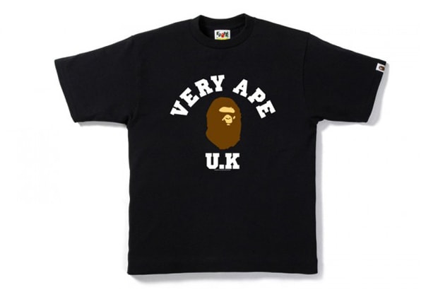  為慶祝 倫敦 Bape Store 成立 10 周年 重推 "Very Ape UK"系列