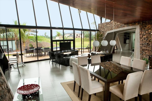 Bauen 在 Paraguay 巴拉圭打造獨特 Two Single-Family Homes 連立建築房屋