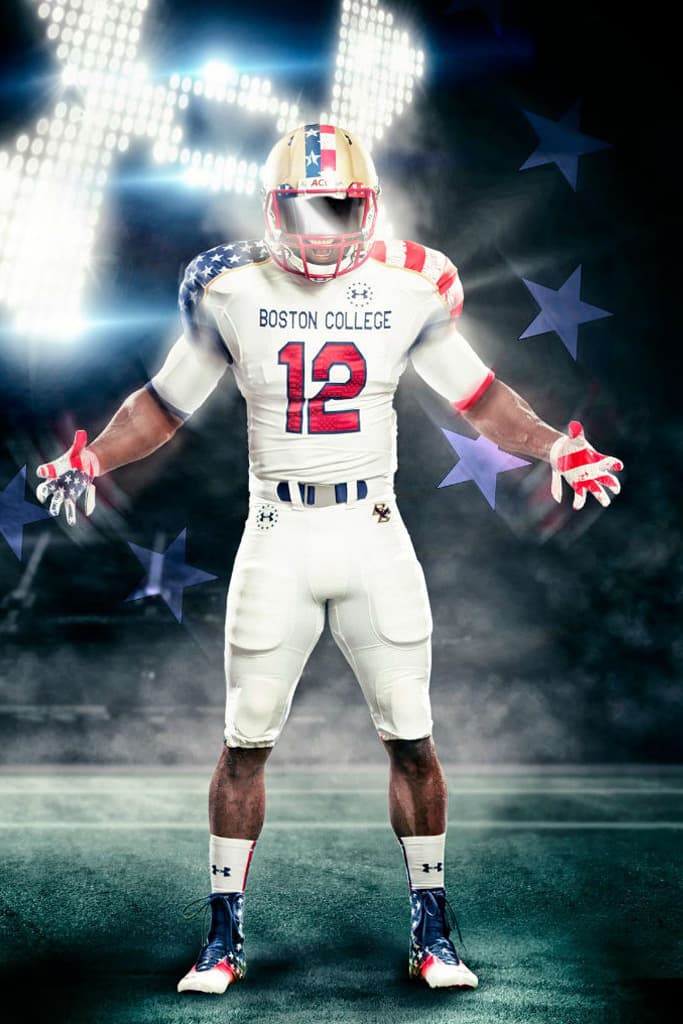 Boston College x Under Armour “Freedom” Football Uniforms 聯名橄欖球隊服