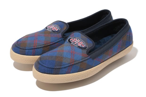 A Bathing Ape 2012 秋冬 Tartan Check Nel Slip Off 鞋款