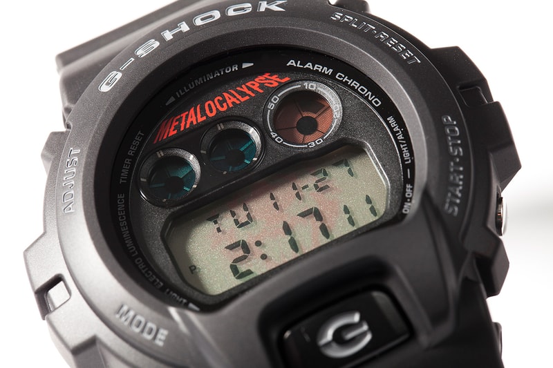 Adult Swim Metalocalypse x Casio G-Shock DW-6900 聯名別注錶款
