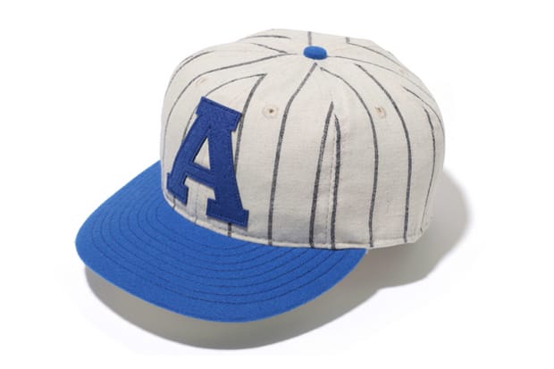 A Bathing Ape x Ebbets Field Flannels 2012 秋冬 A Logo Wool Cap 帽款