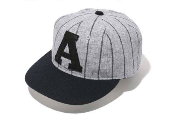 A Bathing Ape x Ebbets Field Flannels 2012 秋冬 A Logo Wool Cap 帽款