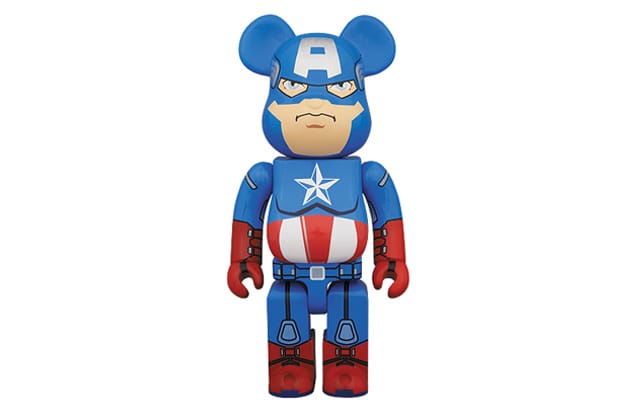 Captain America x Medicom Toy 400% Bearbrick